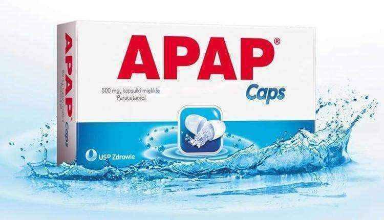 Apap USP Zdrowie Caps x 10 capsules UK