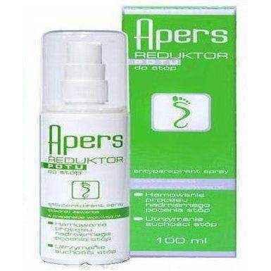 Apers reducer sweat to foot spray 100ml, foot deodorant UK