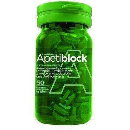 Apetiblock taste of peppermint x 50 effervescent tablets for sucking, weight loss pills UK