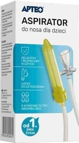 APTEO CARE Baby nose aspirator x 1 piece, baby nasal aspirator UK