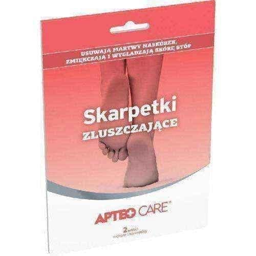 APTEO CARE Exfoliation socks x 1 pair, exfoliating socks UK