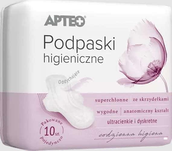 Apteo ultra-thin sanitary pad x 10 napkins UK