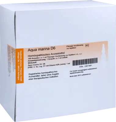 AQUA MARINA D 6 ampoules - UKDorf 