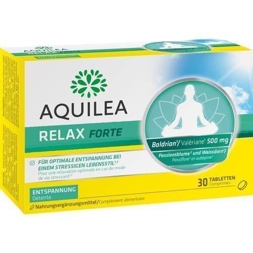 AQUILEA Relax forte, valerian, passion flower, hawthorn extract - UKDorf 