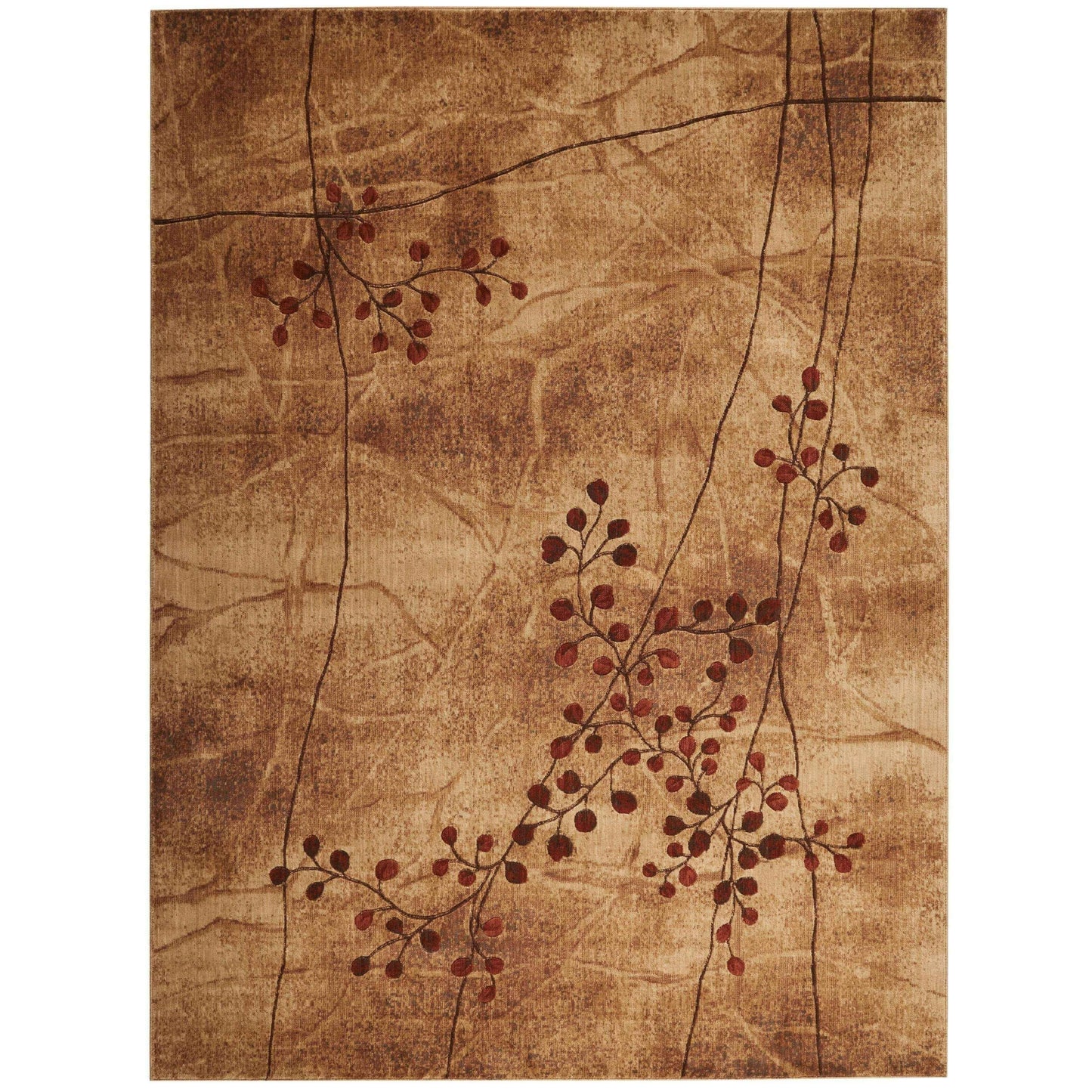 Area rugs - Nourison Somerset Latte Area Rug (5'3 x 7'5) UK