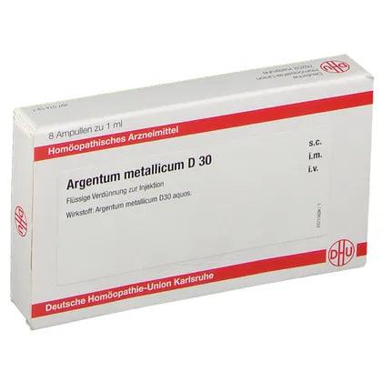 ARGENTUM METALLICUM D 30 ampoules - UKDorf 