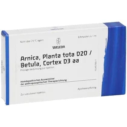 Arnica montana PLANTA tota, Betula Cortex ampoules, treatment of degenerative joint disease - UKDorf 