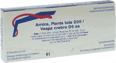 ARNICA PLANTA tota, Vespa Crabro ampoules, diseases of the musculoskeletal system - UKDorf 