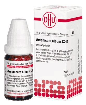ARSENICUM ALBUM C 200, eczema, psoriasis, anxiety, nervousness - UKDorf 