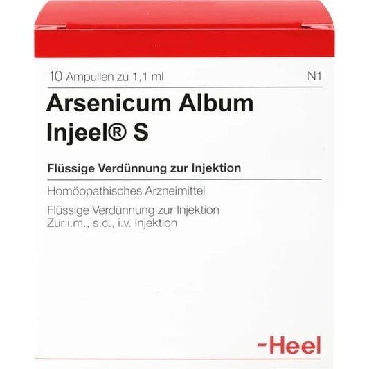 ARSENICUM ALBUM INJEEL S, anasarca, myocarditis, psoriasis, pityriasis - UKDorf 