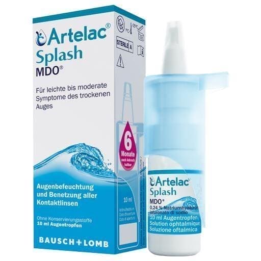 ARTELAC SplashMDO hyaluronic acid eye drops UK