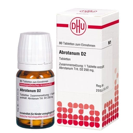Artemisia abrotanum uses, abrotanum homeopathy, ABROTANUM D 2 tablets - UKDorf 