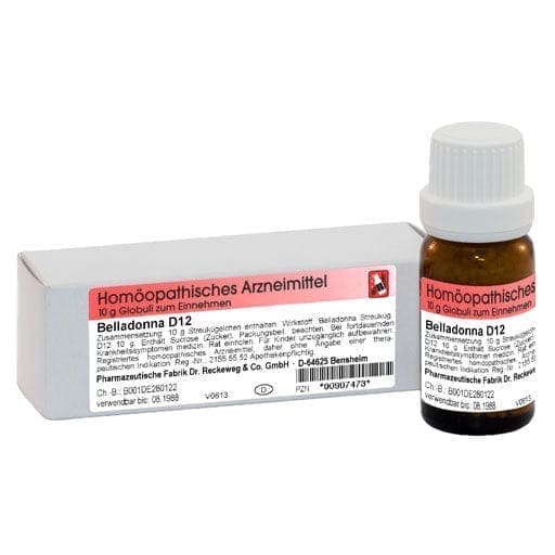 Arthritis pain, Parkinson's disease, colic, irritable bowel syndrome, BELLADONNA D 12 globules - UKDorf 