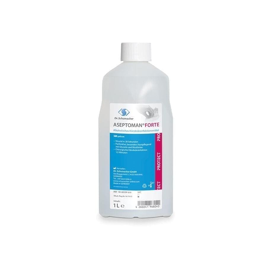 ASEPTOMAN forte, alcoholic, hand disinfection, surgical hand disinfectant - UKDorf 