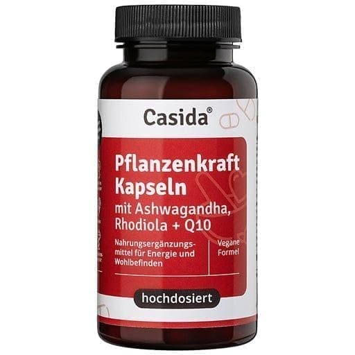 ASHWAGANDHA, RHODIOLA, Q10 plant power capsules - UKDorf 