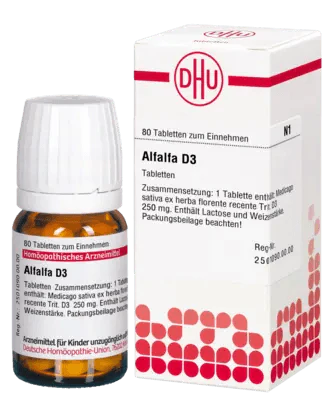 Asthma, osteoarthritis, rheumatoid arthritis, diabetes, upset stomach, ALFALFA D 3 tablets - UKDorf 