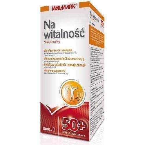 At the vitality 50+ liquid 1000ml, natural vitality UK