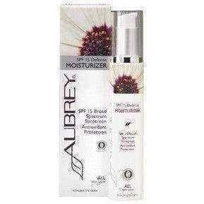 AUBREY cream moisturizer with broad spectrum protection SPF15 50NL, sun protection UK