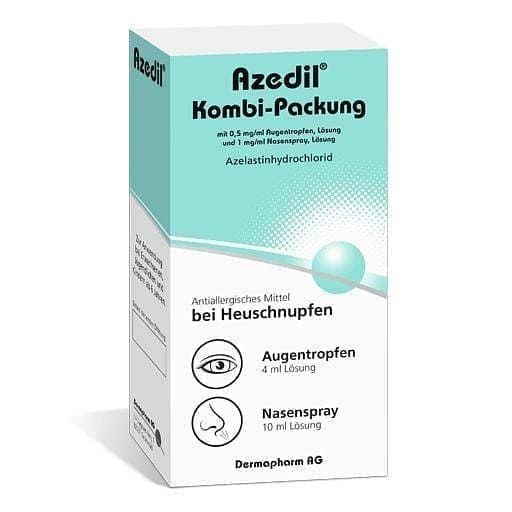 AZEDIL combination pack, nasal spray, eye drops UK