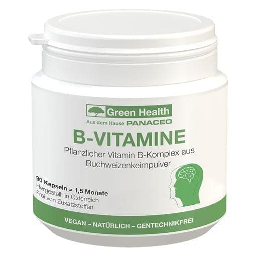 B vitamins capsules, best food for nerves repair, Green Health - UKDorf 