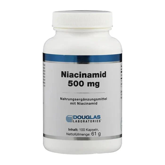 B3 NIACINAMIDE 500 mg capsules 100 pcs - UKDorf 