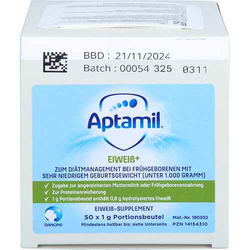 baby food » milk powder, baby formula APTAMIL Protein+ Powder 50 x 1 g