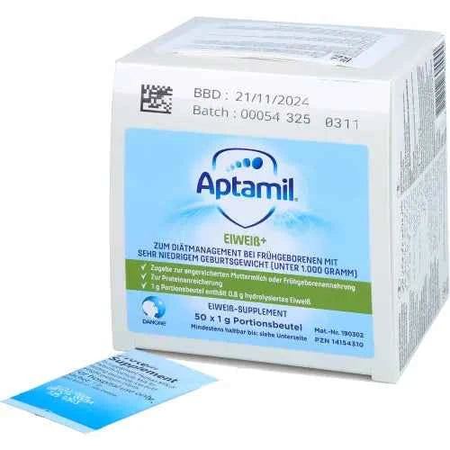 baby food » milk powder, baby formula APTAMIL Protein+ Powder 50 x 1 g