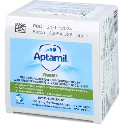 baby food » milk powder, baby formula APTAMIL Protein+ Powder 50 x 1 g