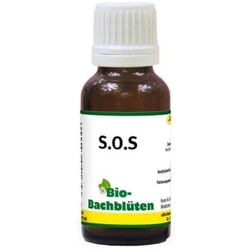 BACHBLÜTEN SOS liquid for dogs, cats 20 ml Stress, panic UK