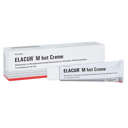 Back pain, lumbago and muscle tension, ELACUR M hot cream - UKDorf 