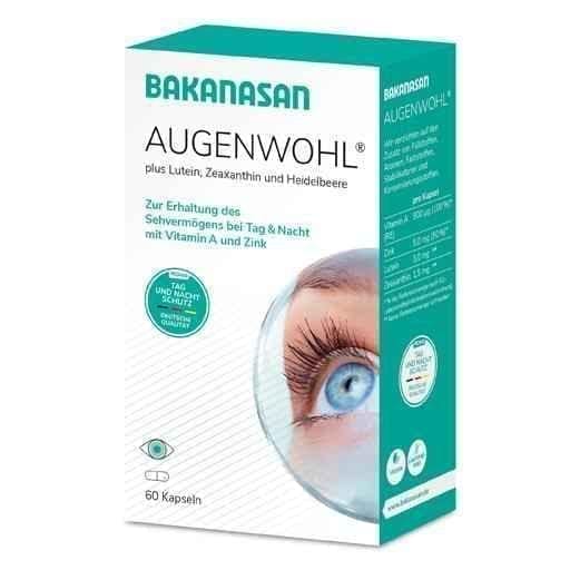 BAKANASAN Eye Wellbeing Capsules 60 pcs UK