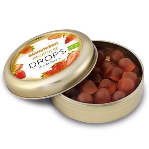 BAKANASAN Propolis Drops Strawberry 45 g UK