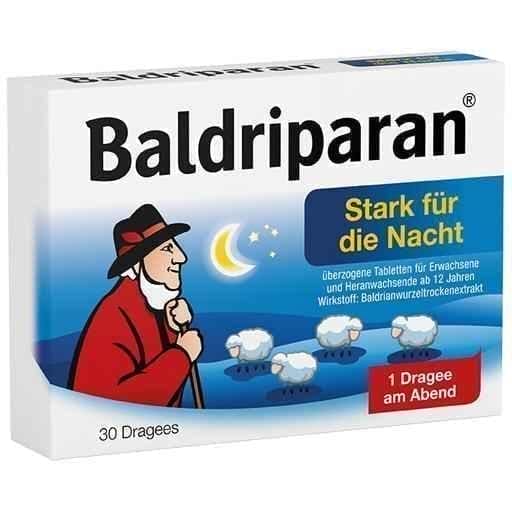 BALDRIPARAN Strong for the night coated tab. 30 pcs UK