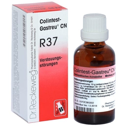 Belching, flatulence, constipation, COLINTEST-Gastreu CN R37 mixture - UKDorf 