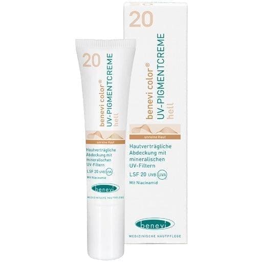 BENEVI Color UV pigment cream light SPF 20 UK