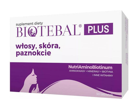 Best hair skin and nails vitamins uk, skin hair and nails, Biotebal PLUS - UKDorf 