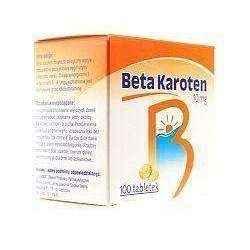 BETA CAROTENE 10mg x 100 tablets, beta carotene vitamin a, beta carotene supplements 7+ UK