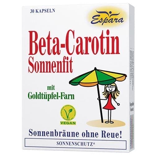 Beta carotene sun fit, Polypodium Extract, lutein, lycopene, zeaxanthin - UKDorf 