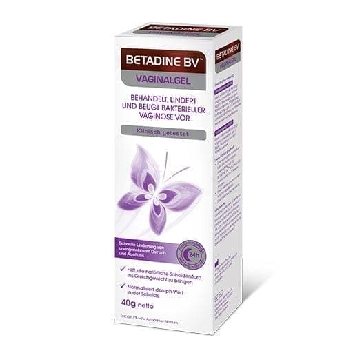 BETADINE BV Vaginal Gel 1%, treatment for bacterial vaginosis - UKDorf 