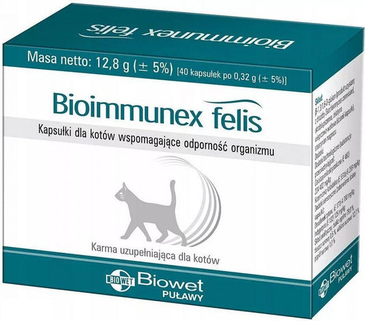 Betaglucans, treatment to increase cat's immune system, Bioimmunex Felis - UKDorf 