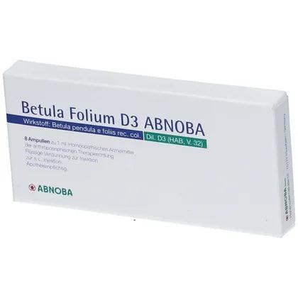 Betula pendula, BETULA FOLIUM D 3 Abnoba ampoules - UKDorf 
