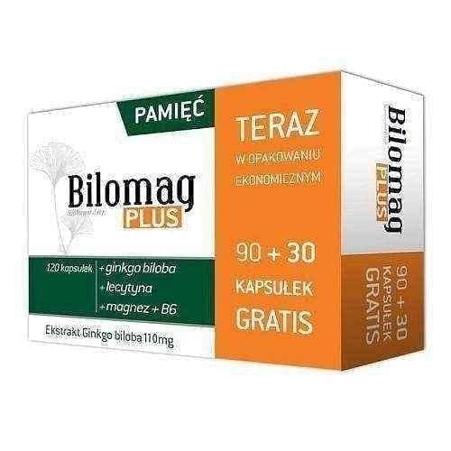 Bilomag Plus x 90 + 30 capsules, improve memory UK