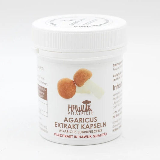 BIO AGARICUS extract capsules, medicinal mushrooms - UKDorf 