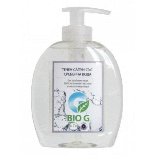 BIO GI LIQUID BIO SOAP WITH SILVER WATER 300ml UK