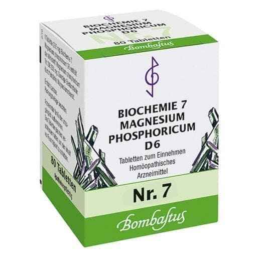 BIOCHEMISTRY 7 Magnesium phosphoricum, salt of muscles and nerves