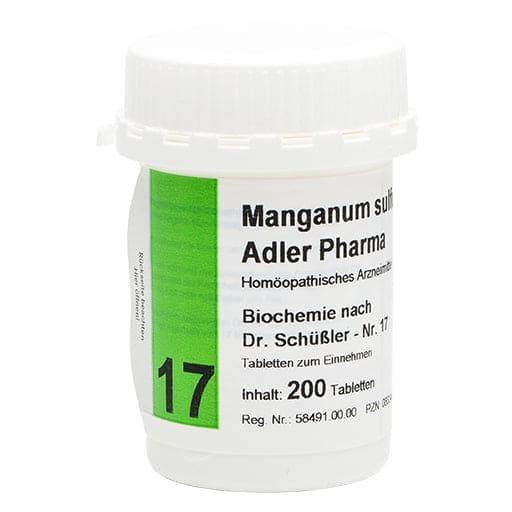 BIOCHEMISTRY Adler 17 Manganum sulfuricum D 12 tabl. - UKDorf 