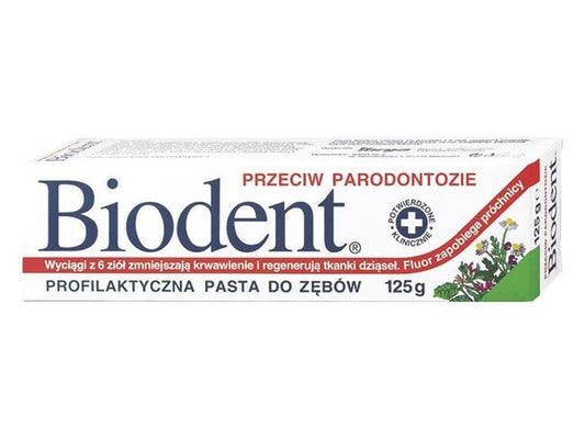 BIODENT toothpaste against periodontitis UK