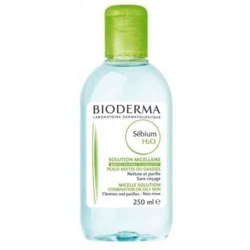 BIODERMA SEBIUM H2O SOLUTION micellar 250ml. UK
