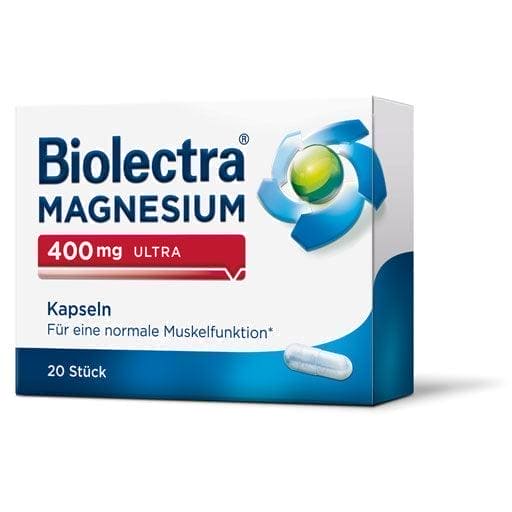 BIOLECTRA Magnesium 400 mg ultra capsules - UKDorf 