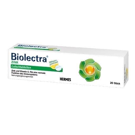BIOLECTRA zinc lozenges, vitamin C - UKDorf 